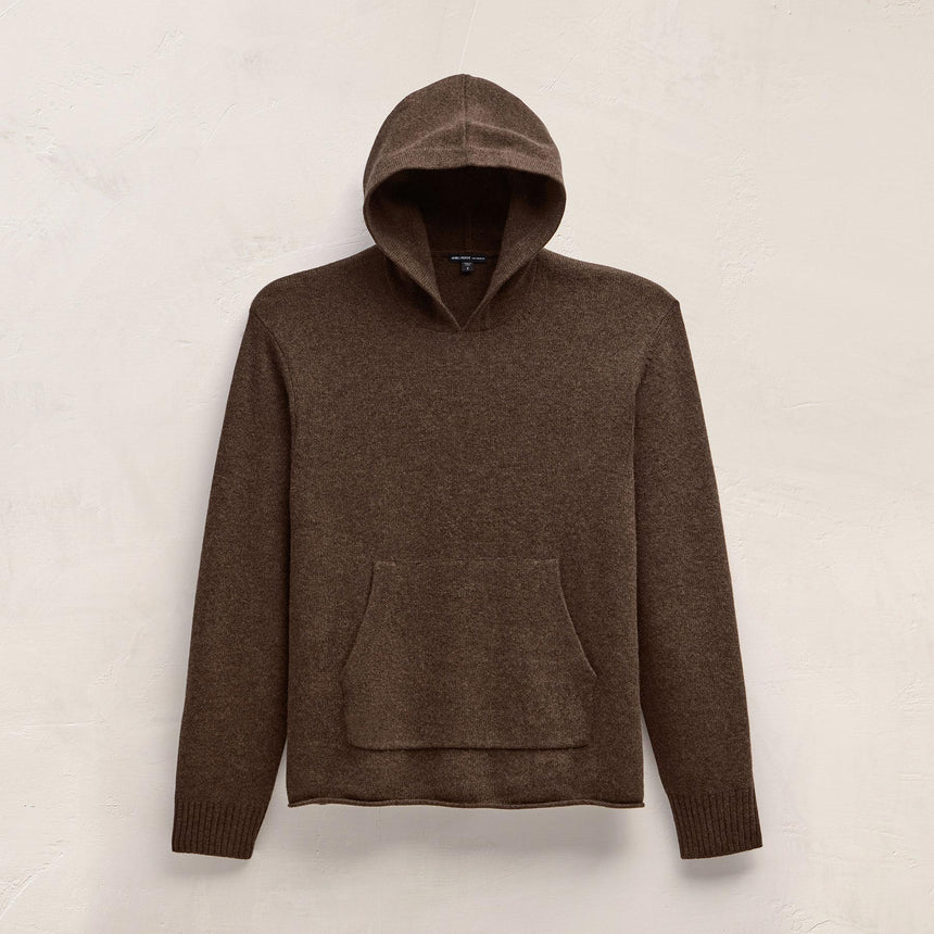 Rcld Cashmere Hooded Pullover in Porcupine | James Perse Los Angeles FLAT