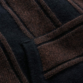 Stripe Poncho In Updated Body - Black/Bark | James Perse Los Angeles