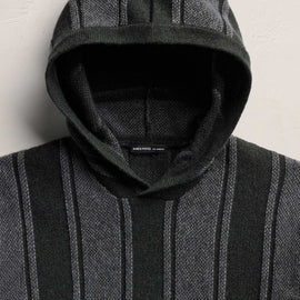 Stripe Poncho In Updated Body - Pine/Charcoal | James Perse Los Angeles