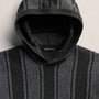 Stripe Poncho In Updated Body - Pine/Charcoal | James Perse Los Angeles