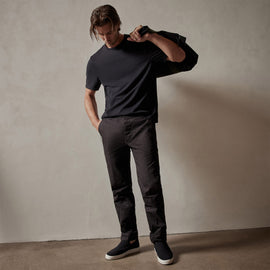 Rigid Canvas Work Pant in Black | James Perse Los Angeles