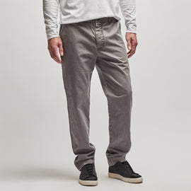 Rigid Canvas Work Pant in Silver Grey Pigment | James Perse Los Angeles