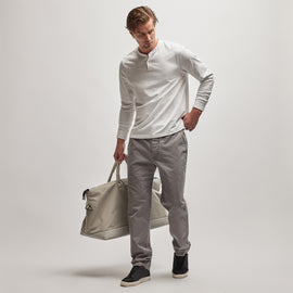 Rigid Canvas Work Pant in Silver Grey Pigment | James Perse Los Angeles