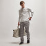 Rigid Canvas Work Pant in Silver Grey Pigment | James Perse Los Angeles