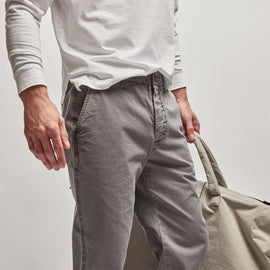 Rigid Canvas Work Pant in Silver Grey Pigment | James Perse Los Angeles