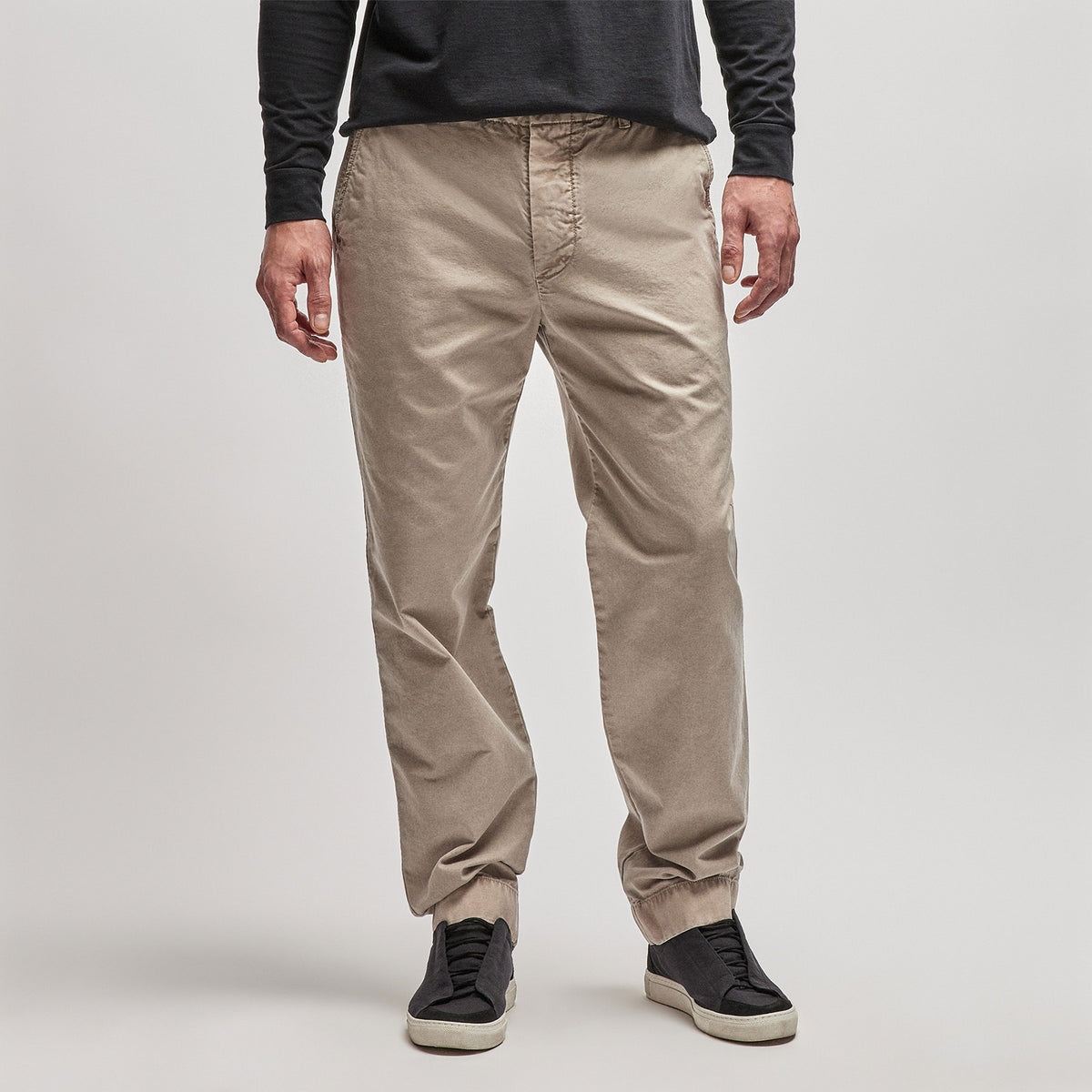 Rigid Canvas Work Pant in Toast Pigment | James Perse Los Angeles