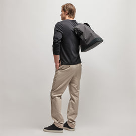 Rigid Canvas Work Pant in Toast Pigment | James Perse Los Angeles