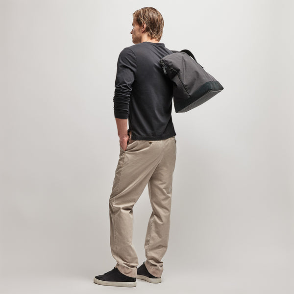 Rigid Canvas Work Pant in Toast Pigment | James Perse Los Angeles