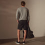 Relaxed Fit Work Short in Black | James Perse Los Angeles