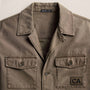 Reverse Cotton Twill Utility Shirt in Stag Pigment | James Perse Los Angeles