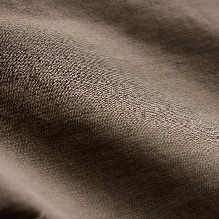 Reverse Cotton Twill Utility Shirt in Stag Pigment | James Perse Los Angeles