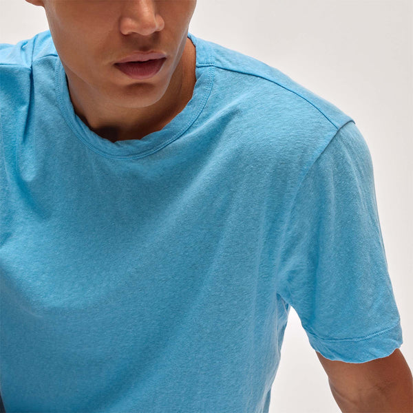 Recycled Cotton Jersey Crew - Marina | James Perse Los Angeles