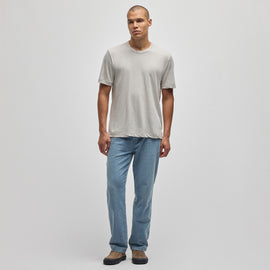 Recycled Cotton Jersey Crew in Salt | James Perse Los Angeles
