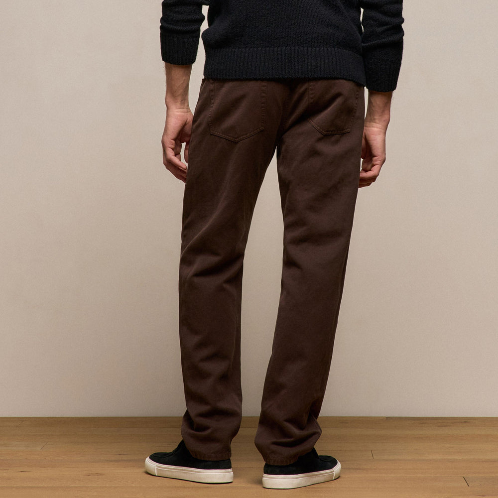 Classic Cotton Linen Twill Pant in Bark Pigment | James Perse Los Angeles