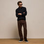 Classic Cotton Linen Twill Pant in Bark Pigment | James Perse Los Angeles