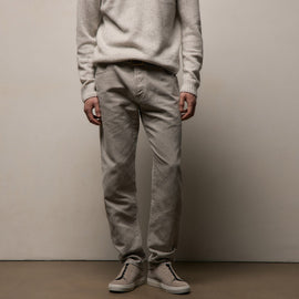 Classic Cotton Linen Twill Pant in Fog Pigment | James Perse Los Angeles