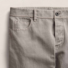 Classic Cotton Linen Twill Pant in Fog Pigment | James Perse Los Angeles