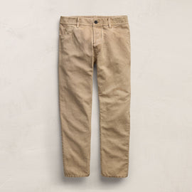 Classic Cotton Linen Twill Pant in Light Khaki Pigment | James Perse Los Angeles