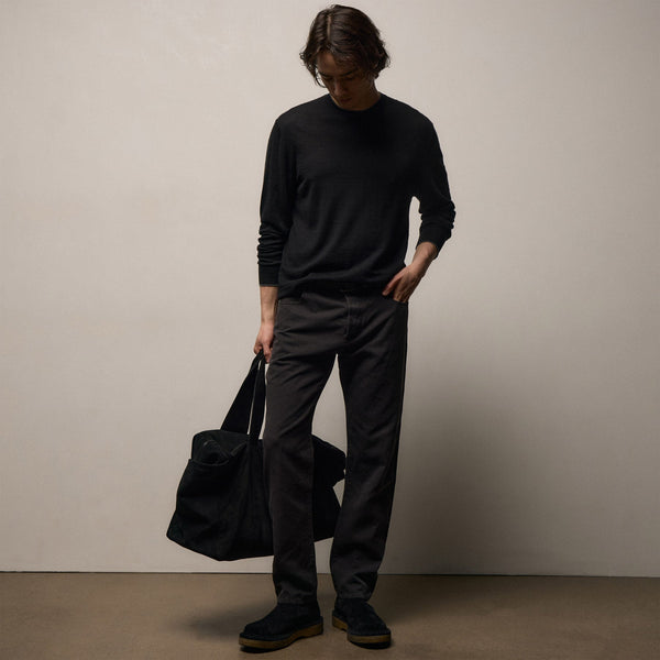 Classic Cotton Linen Twill Pant in Magma Pigment | James Perse Los Angeles