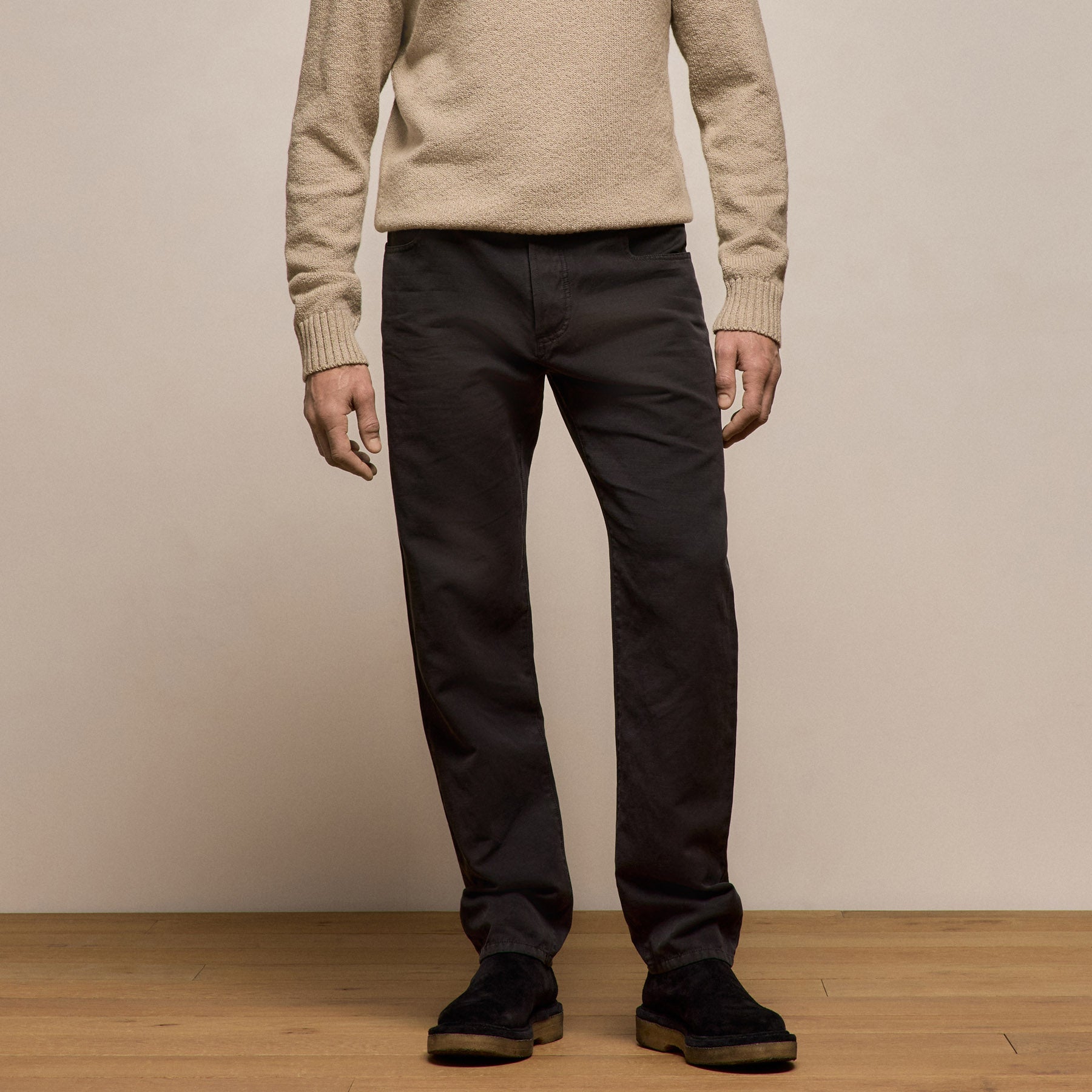 Classic Cotton Linen Twill Pant in Magma Pigment | James Perse Los Angeles