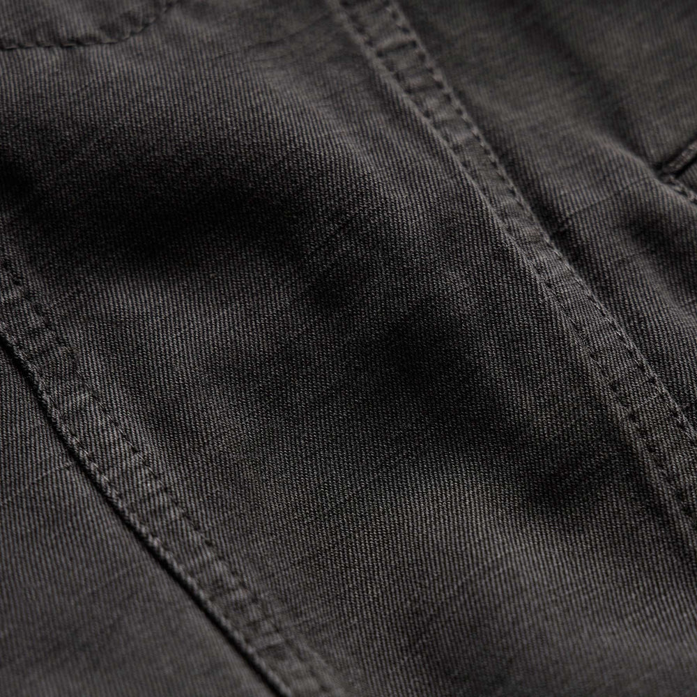 Cotton Linen Twill Trucker Jacket in Magma Pigment | James Perse Los Angeles