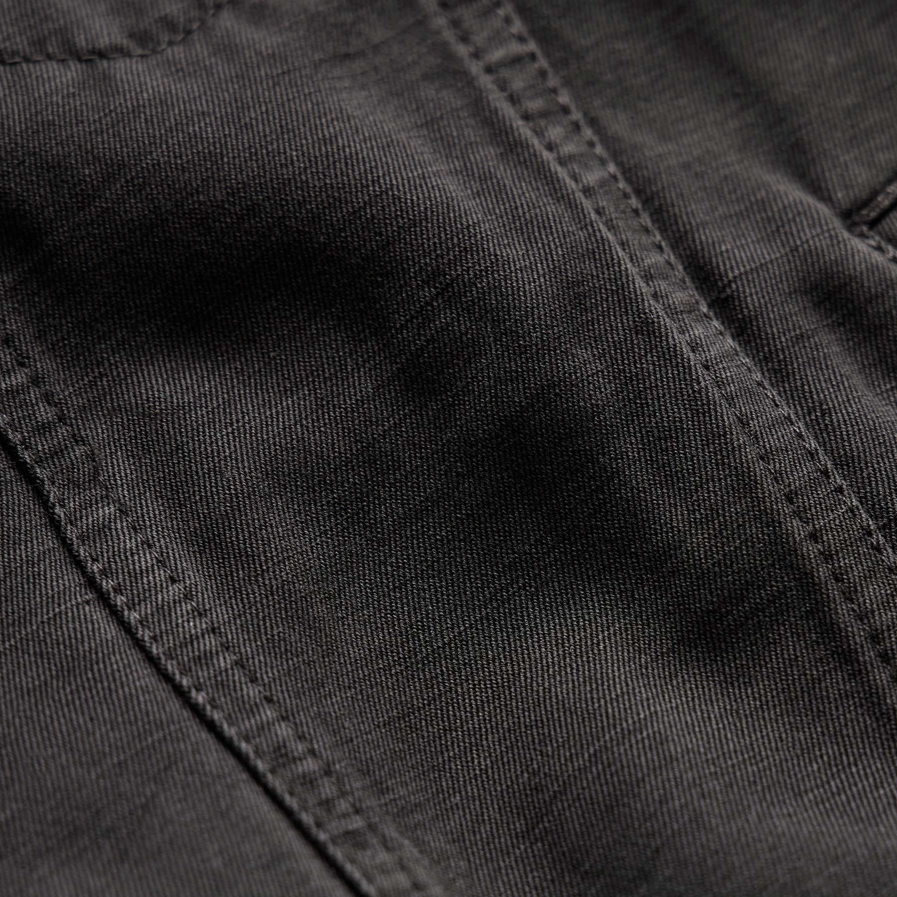 Cotton Linen Twill Trucker Jacket in Magma Pigment | James Perse Los Angeles