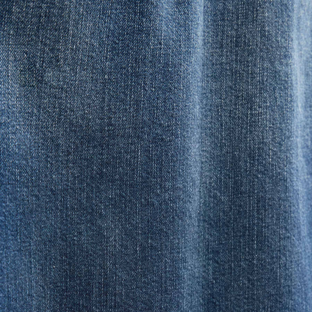 Denim Shirt Jacket in Medium Wash | James Perse Los Angeles FLAT