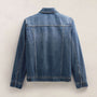 Denim Sherpa Lined Jacket in Medium Wash | James Perse Los Angeles