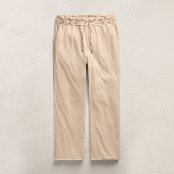 Heavy Organic Suede Jersey Sweat Pant in Stone | James Perse Los Angeles
