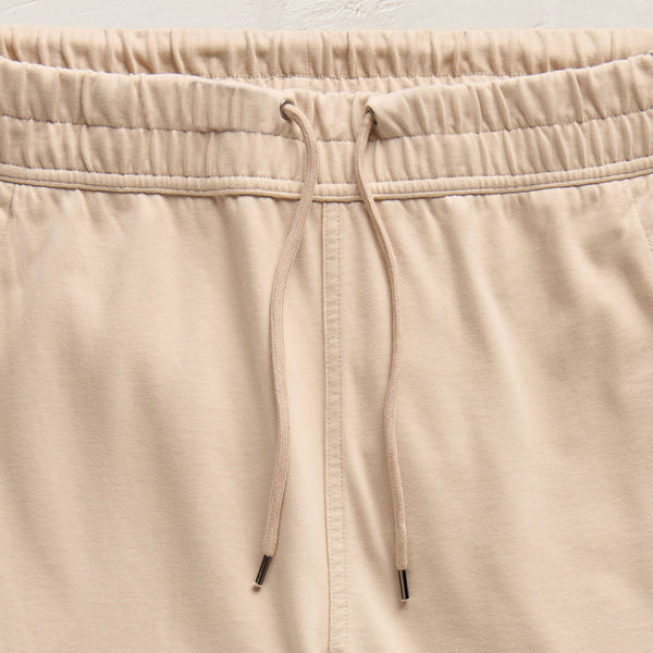 Heavy Organic Suede Jersey Sweat Pant in Stone | James Perse Los Angeles