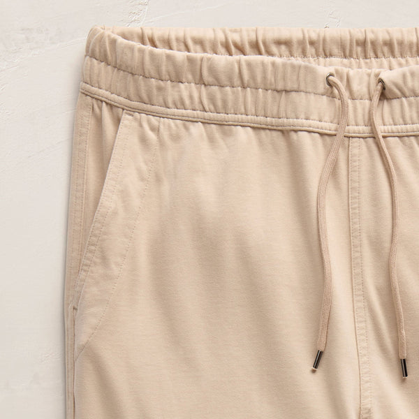 Heavy Organic Suede Jersey Sweat Pant in Stone | James Perse Los Angeles