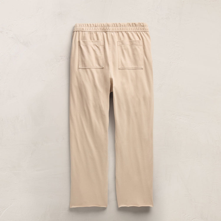 Heavy Organic Suede Jersey Sweat Pant in Stone | James Perse Los Angeles