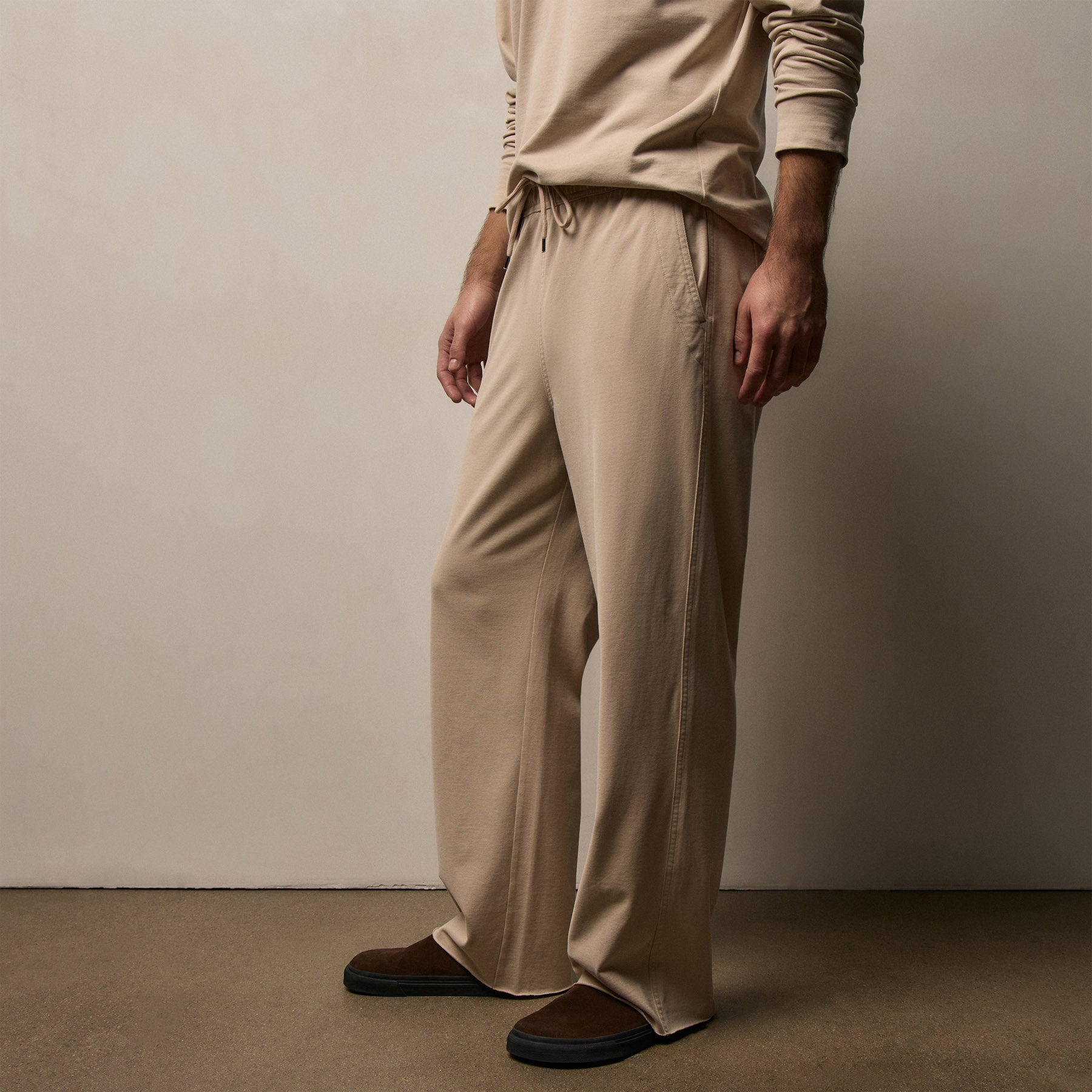 Organic Sueded Jersey Sweat Pant