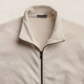 Organic Sueded Jersey Jacket in Pearl | James Perse Los Angeles