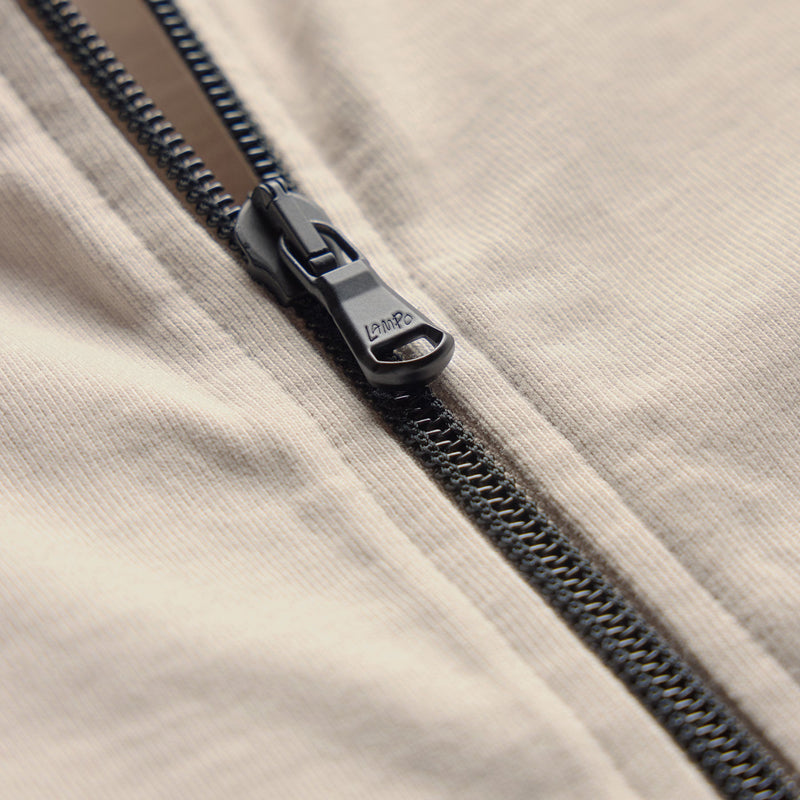 Organic Sueded Jersey Jacket in Pearl | James Perse Los Angeles