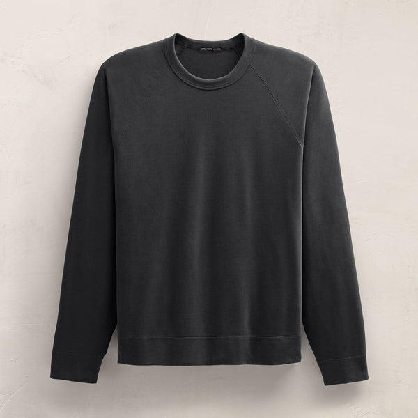 Heavy Organic Sueded Jersey Sweat Shirt in Magma | James Perse Los Angeles