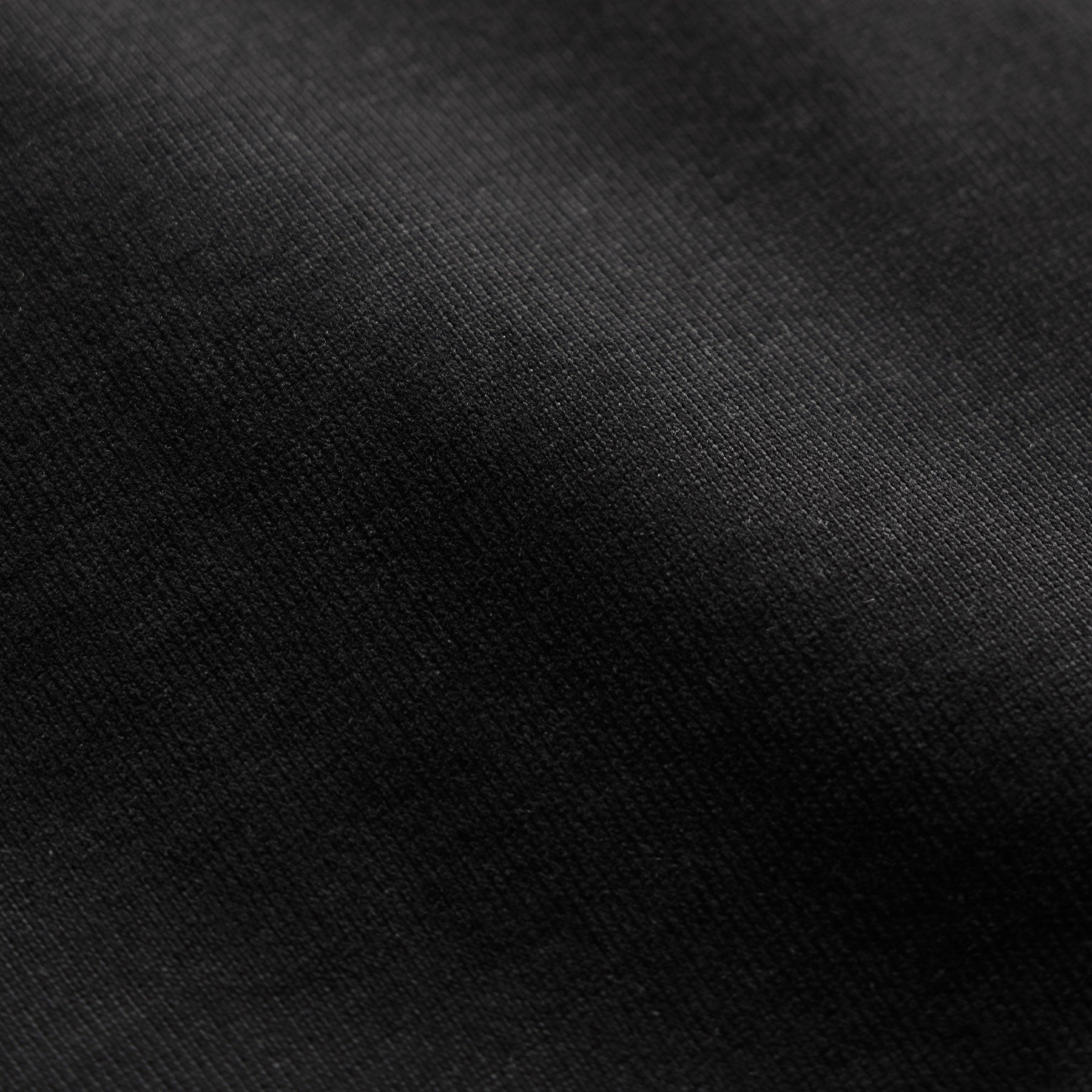 Organic Sueded Jersey Half Zip in Black | James Perse Los Angeles