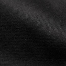 Organic Sueded Jersey Half Zip in Black | James Perse Los Angeles