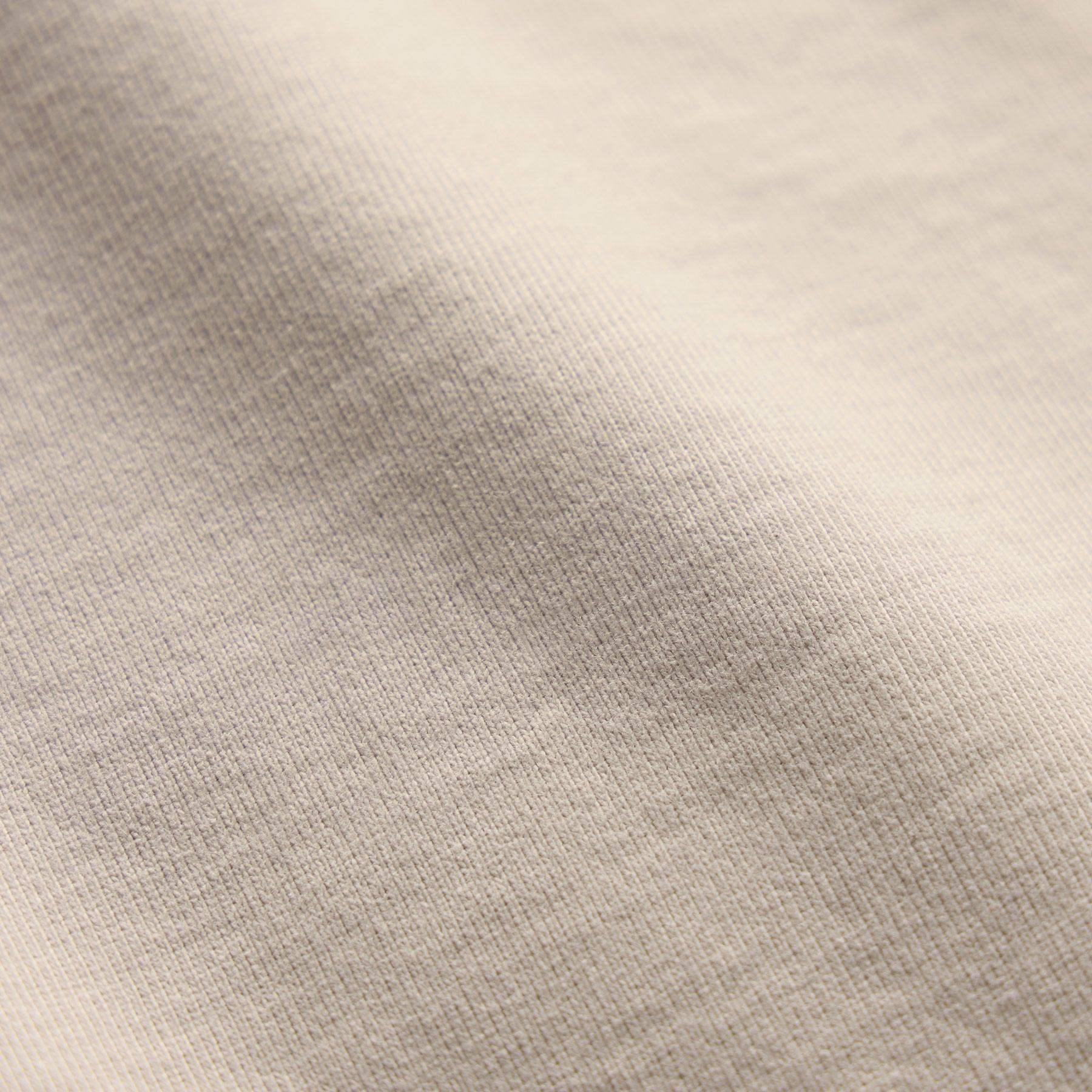 Organic Sueded Jersey Half Zip in Pearl | James Perse Los Angeles