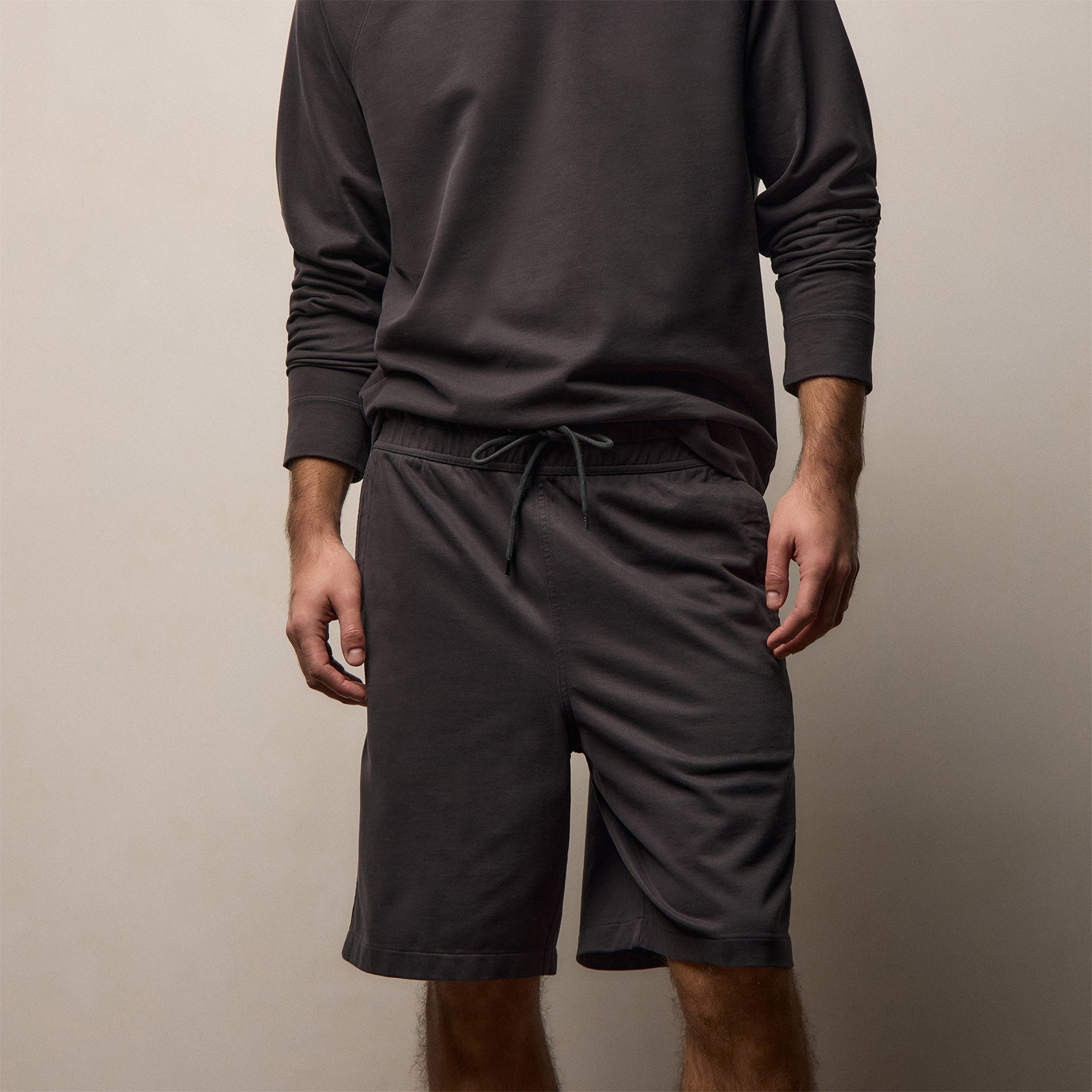 Organic Sueded Jersey Sweat Short