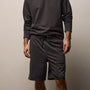 Heavy Organic Sueded Jersey Sweat Short in Magma | James Perse Los Angeles