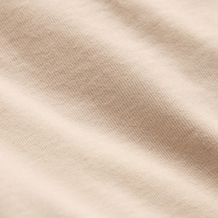 Heavy Organic Sueded Jersey Sweat Short in Stone | James Perse Los Angeles