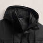 Recycled Polyester Parka in Black | James Perse Los Angeles
