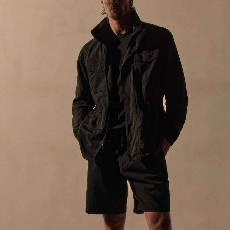 Utility Parka in Black | James Perse Los Angeles