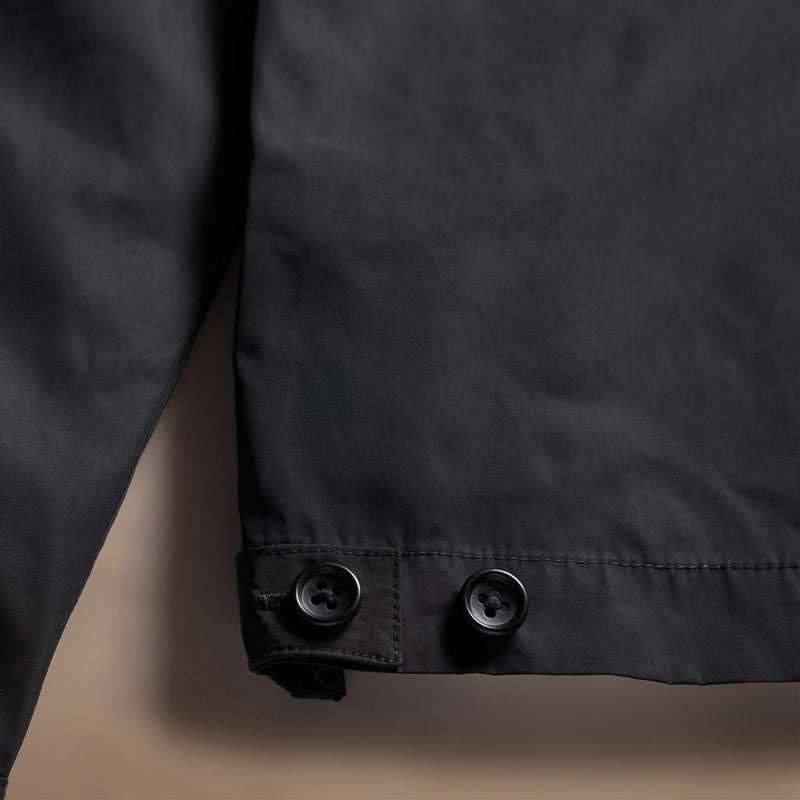 Nylon Coach Jacket in Black | James Perse Los Angeles