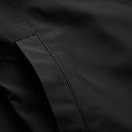 Recycled Twill Coach Jacket in Black | James Perse Los Angeles