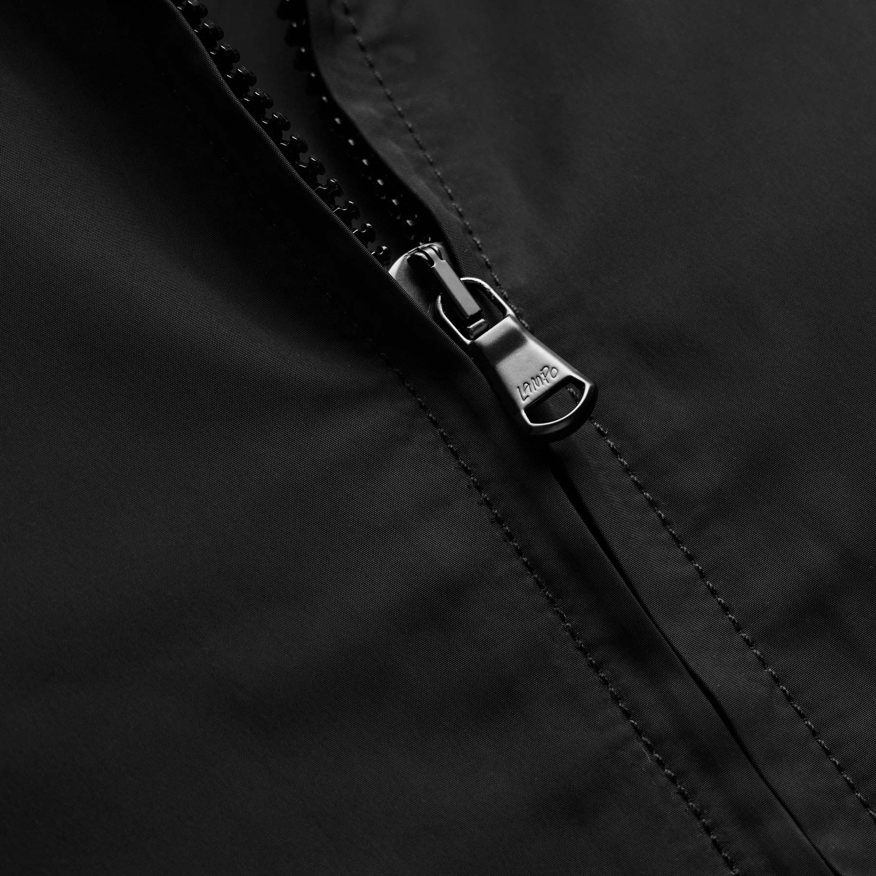 Recycled Twill Coach Jacket in Black | James Perse Los Angeles
