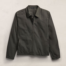 Recycled Twill Coach Jacket in Dark Olive | James Perse Los Angeles