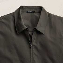 Recycled Twill Coach Jacket in Dark Olive | James Perse Los Angeles