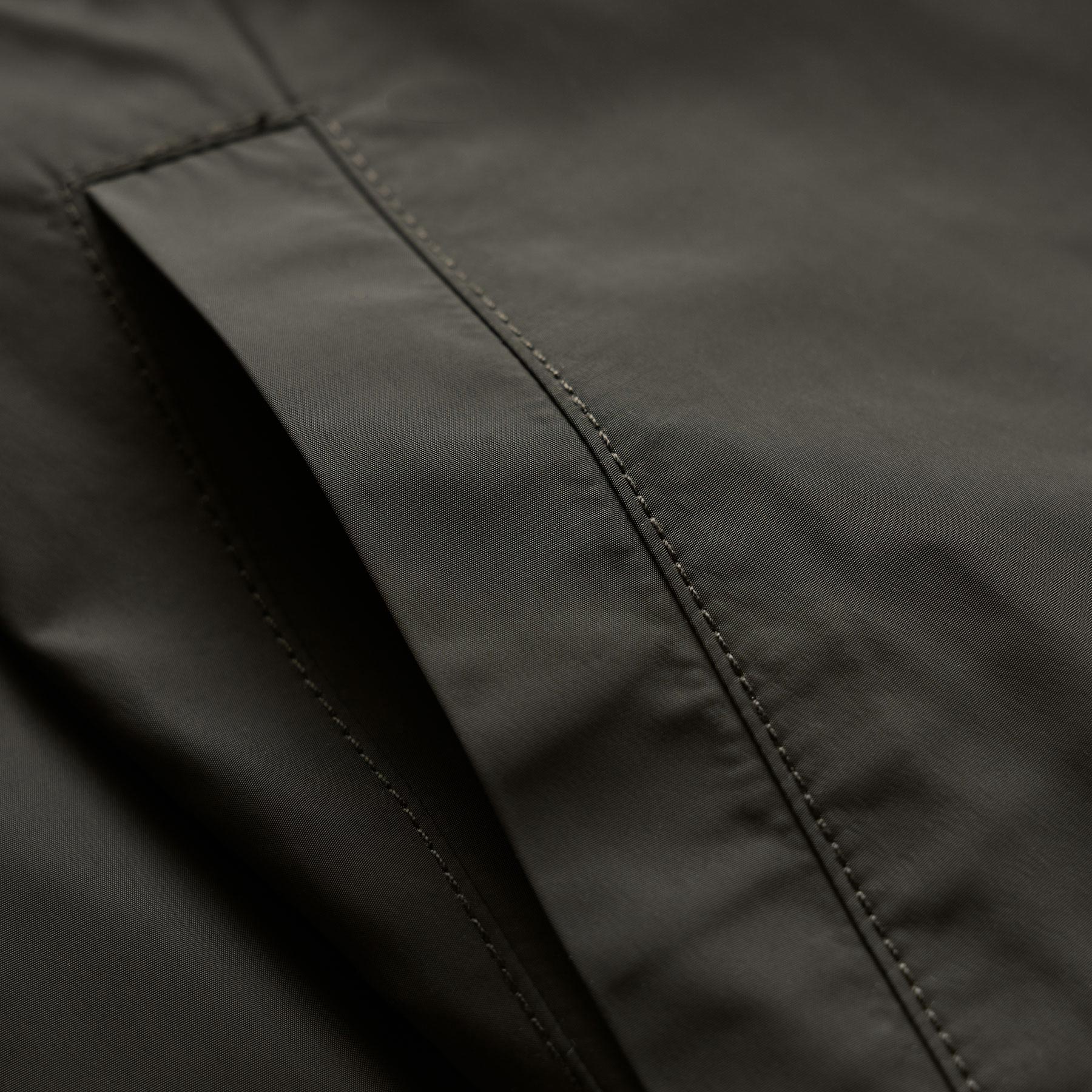 Recycled Twill Coach Jacket in Dark Olive | James Perse Los Angeles